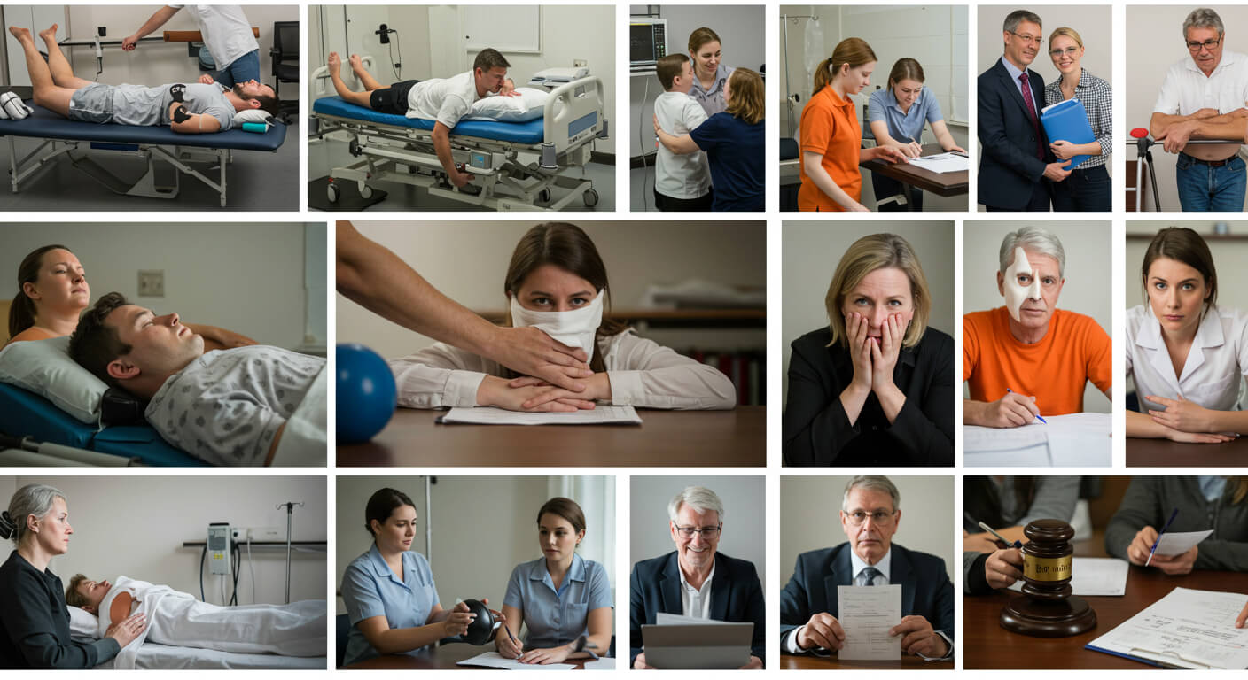 Personal Injury images make real in colour
