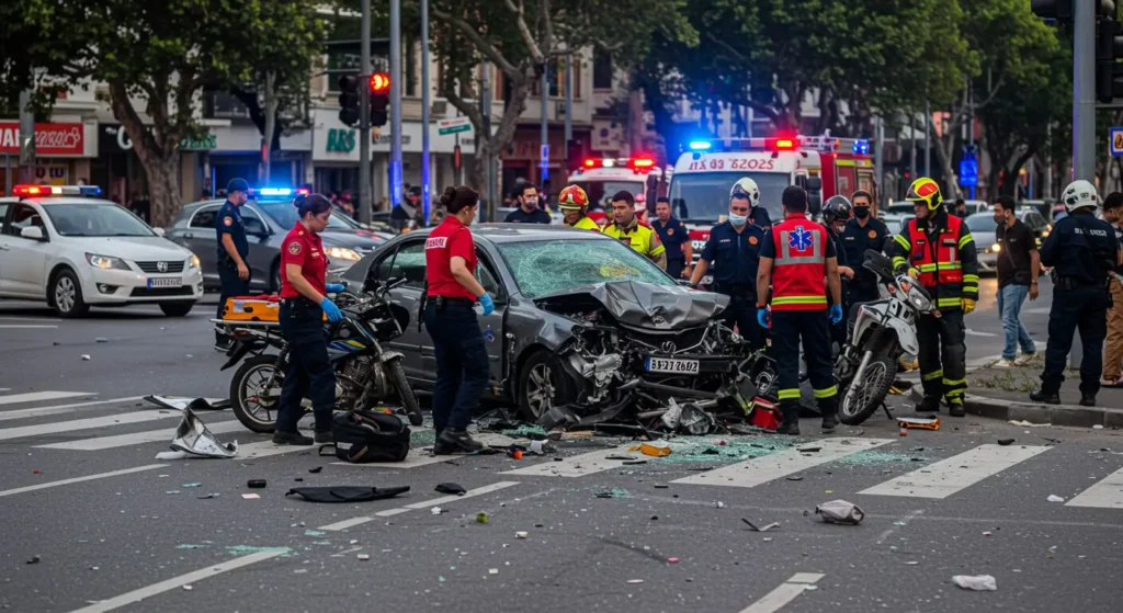 Causes of traffic accidents