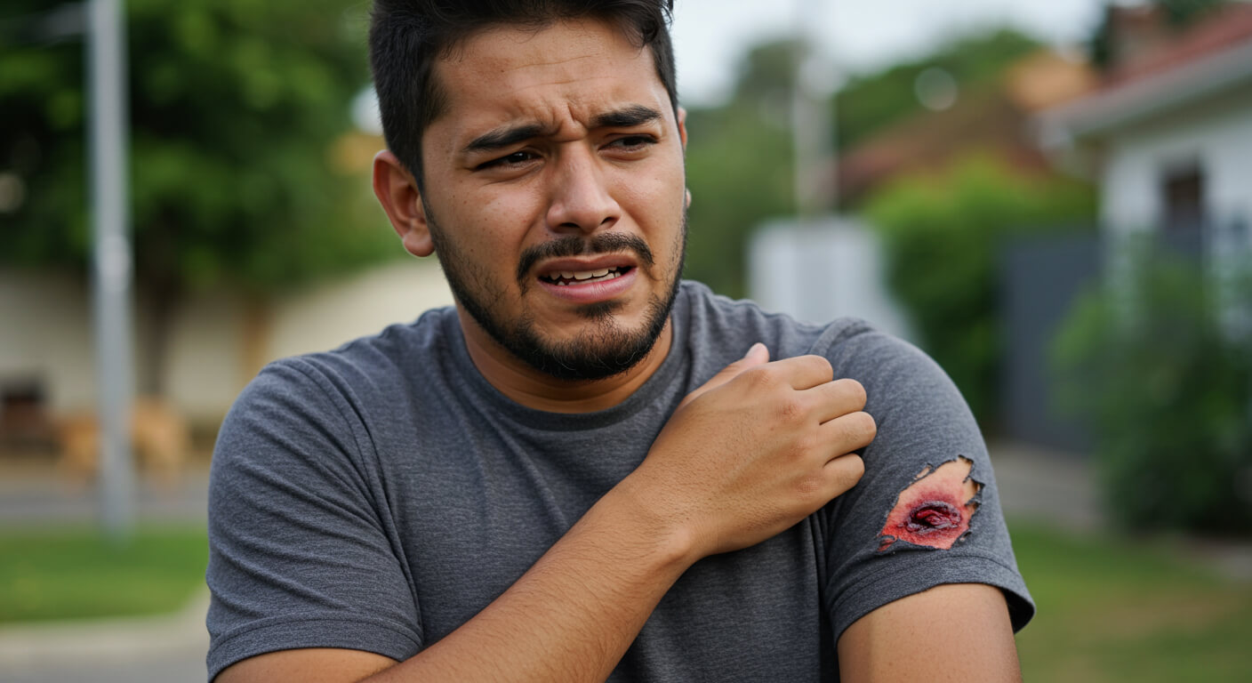 Common types of dog bite injuries encountered